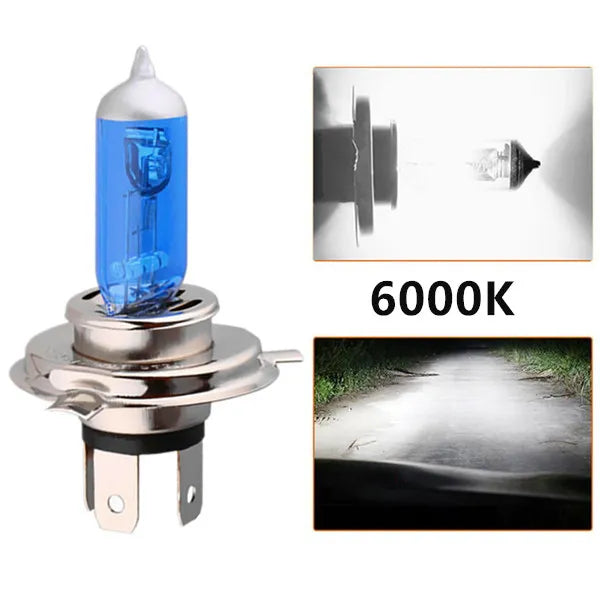 Car Light H4 H7 Auto Halogen Lamps Bulb Fog Lights 100W 3000K 4300K 6000K 12V Motercycle Car Halogen Bulb Ampoule Voiture