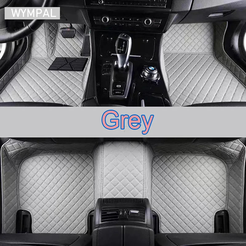 Car Floor Mats For Jeep Grand Cherokee WJ 1999 2000 2001 2002 2003 2004 Leather Mat Covers Floors Car Accessories Tapis Voiture