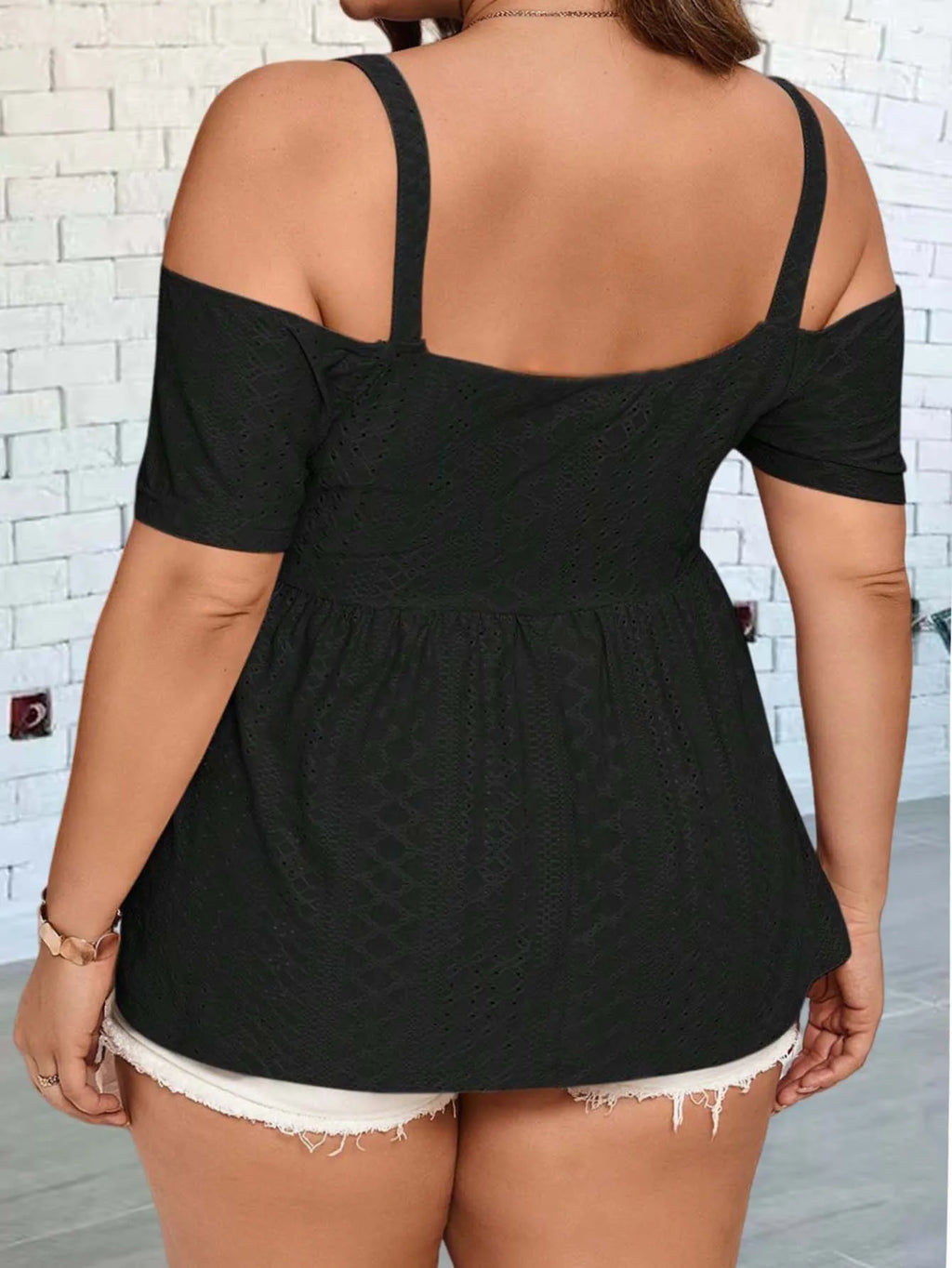 Elegant off-shoulder vest suitable for commuting and traveling, new fashion plus size women's clothing vest