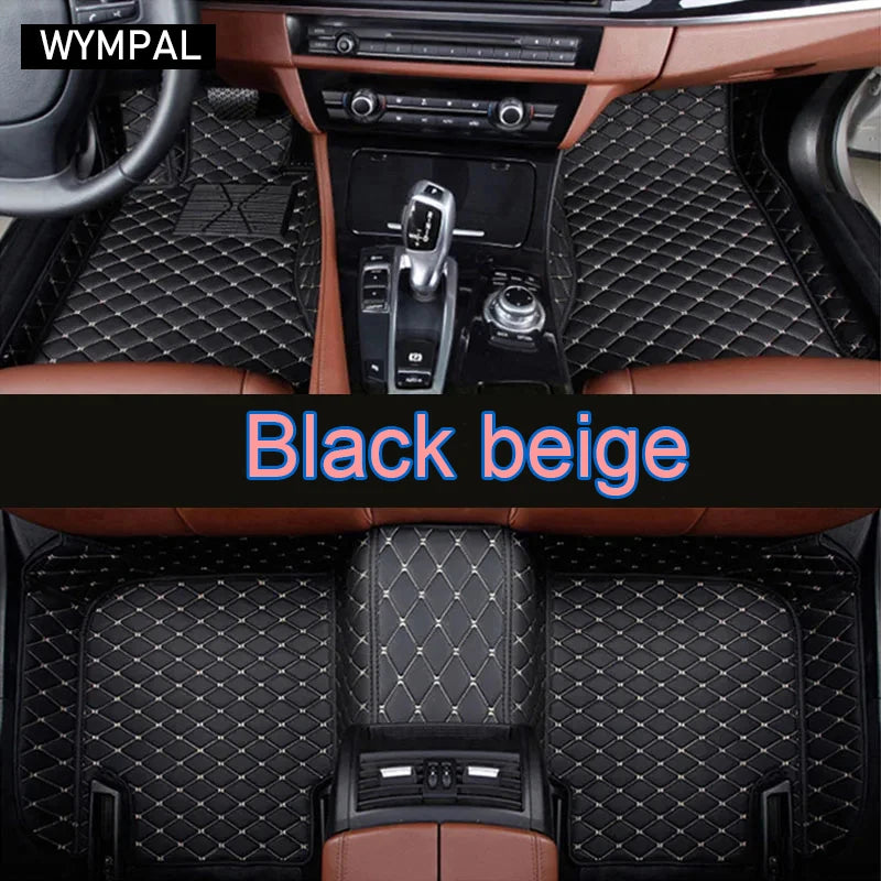 Car Floor Mats For Jeep Grand Cherokee WJ 1999 2000 2001 2002 2003 2004 Leather Mat Covers Floors Car Accessories Tapis Voiture