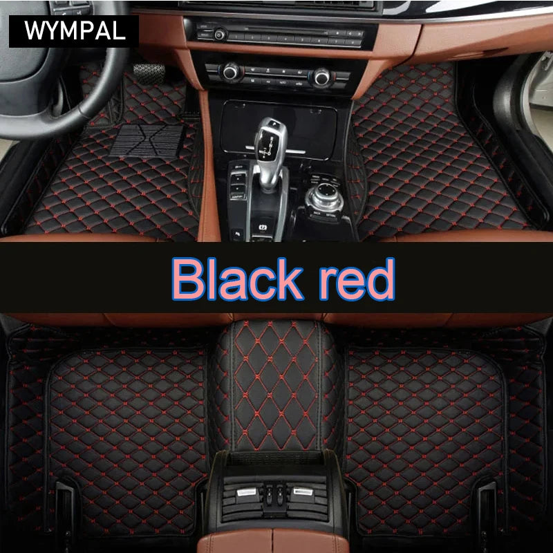 Car Floor Mats For Jeep Grand Cherokee WJ 1999 2000 2001 2002 2003 2004 Leather Mat Covers Floors Car Accessories Tapis Voiture