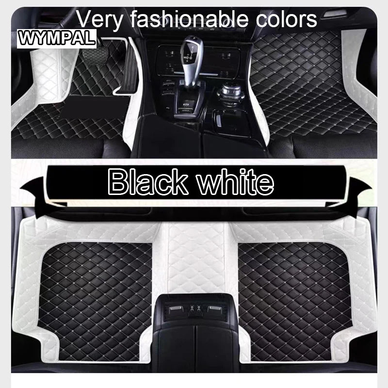 Car Floor Mats For Jeep Grand Cherokee WJ 1999 2000 2001 2002 2003 2004 Leather Mat Covers Floors Car Accessories Tapis Voiture
