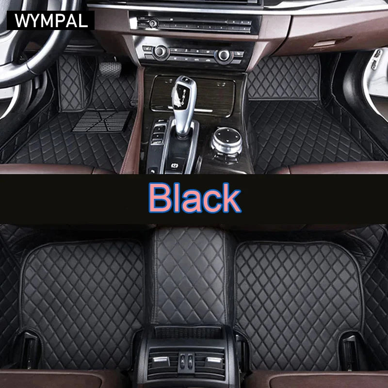 Car Floor Mats For Jeep Grand Cherokee WJ 1999 2000 2001 2002 2003 2004 Leather Mat Covers Floors Car Accessories Tapis Voiture