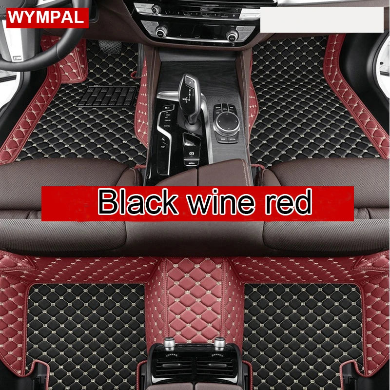 Car Floor Mats For Jeep Grand Cherokee WJ 1999 2000 2001 2002 2003 2004 Leather Mat Covers Floors Car Accessories Tapis Voiture