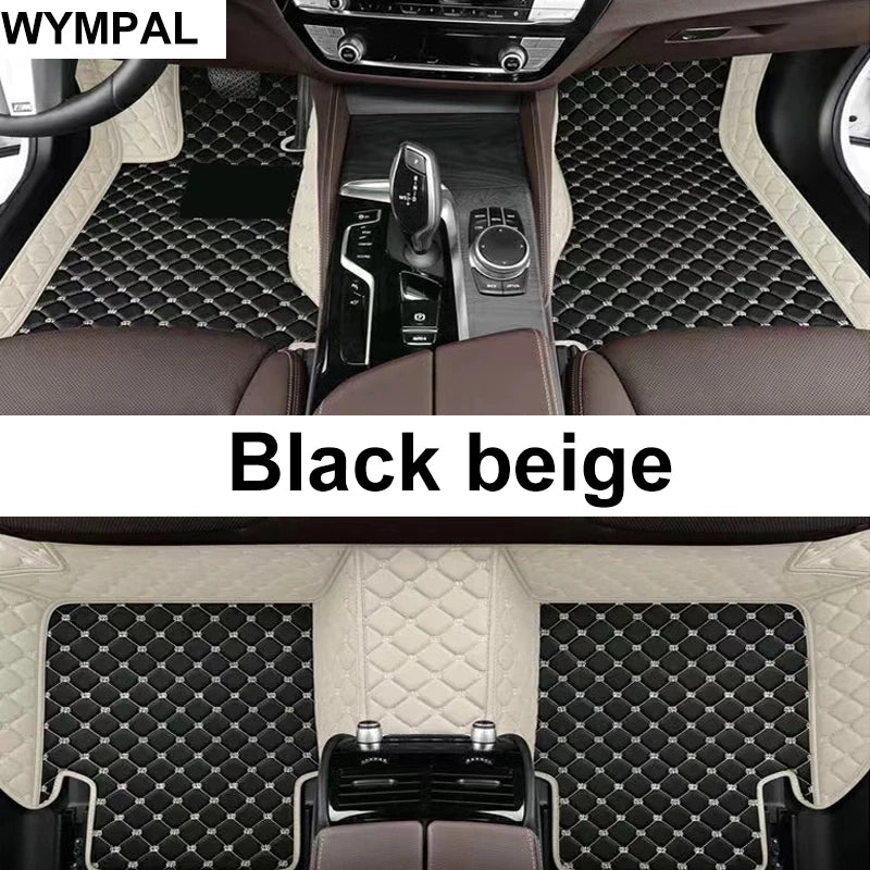 Car Floor Mats For Jeep Grand Cherokee WJ 1999 2000 2001 2002 2003 2004 Leather Mat Covers Floors Car Accessories Tapis Voiture