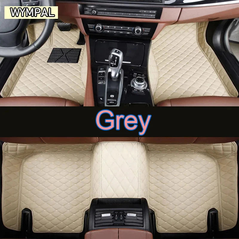 Car Floor Mats For Jeep Grand Cherokee WJ 1999 2000 2001 2002 2003 2004 Leather Mat Covers Floors Car Accessories Tapis Voiture
