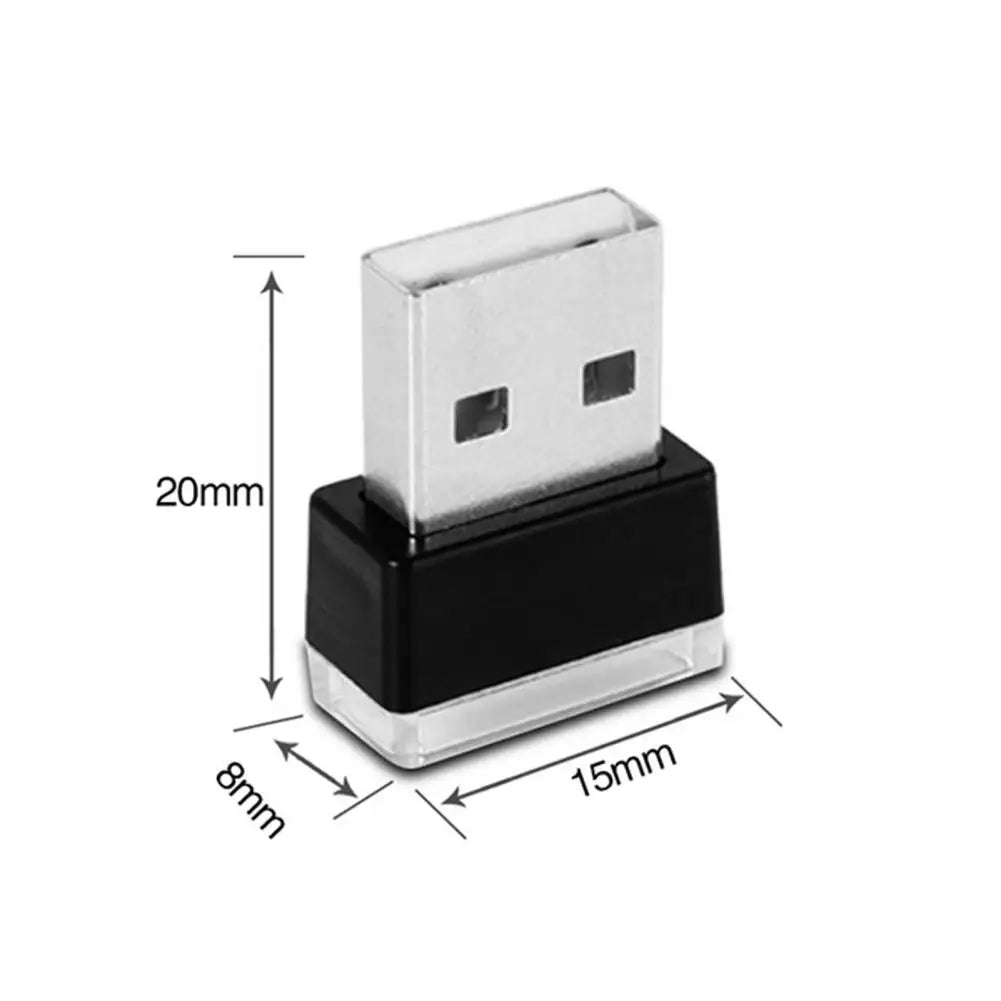 40% Dropshipping!!USB Ambient Light Universal Decorative Mini Auto Interior Plug-in LED Neon Ambient Lamp for Car