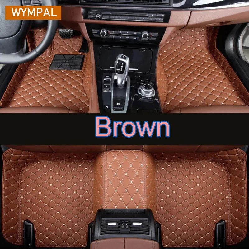 Car Floor Mats For Jeep Grand Cherokee WJ 1999 2000 2001 2002 2003 2004 Leather Mat Covers Floors Car Accessories Tapis Voiture
