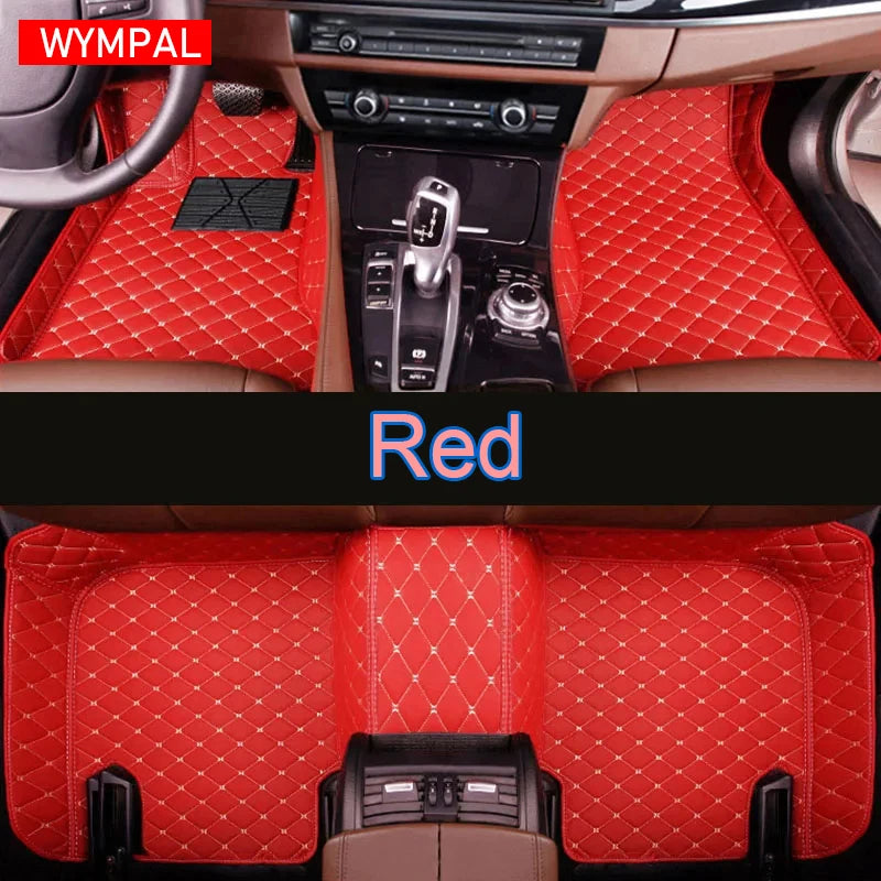 Car Floor Mats For Jeep Grand Cherokee WJ 1999 2000 2001 2002 2003 2004 Leather Mat Covers Floors Car Accessories Tapis Voiture
