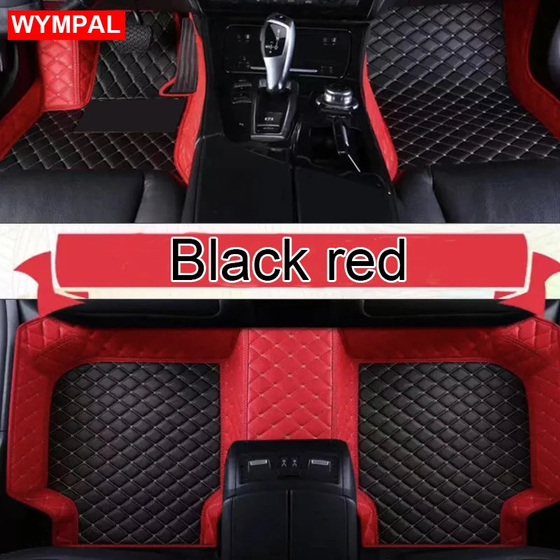 Car Floor Mats For Jeep Grand Cherokee WJ 1999 2000 2001 2002 2003 2004 Leather Mat Covers Floors Car Accessories Tapis Voiture