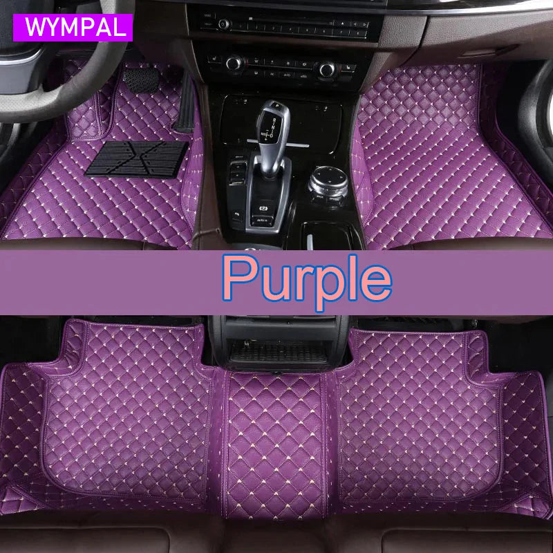 Car Floor Mats For Jeep Grand Cherokee WJ 1999 2000 2001 2002 2003 2004 Leather Mat Covers Floors Car Accessories Tapis Voiture