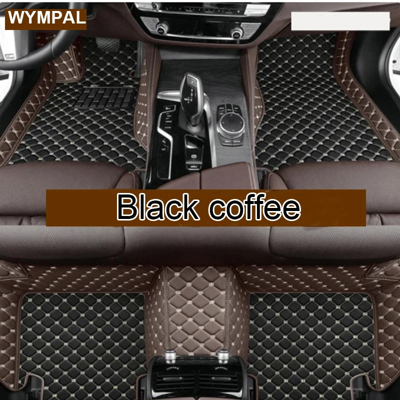 Car Floor Mats For Jeep Grand Cherokee WJ 1999 2000 2001 2002 2003 2004 Leather Mat Covers Floors Car Accessories Tapis Voiture