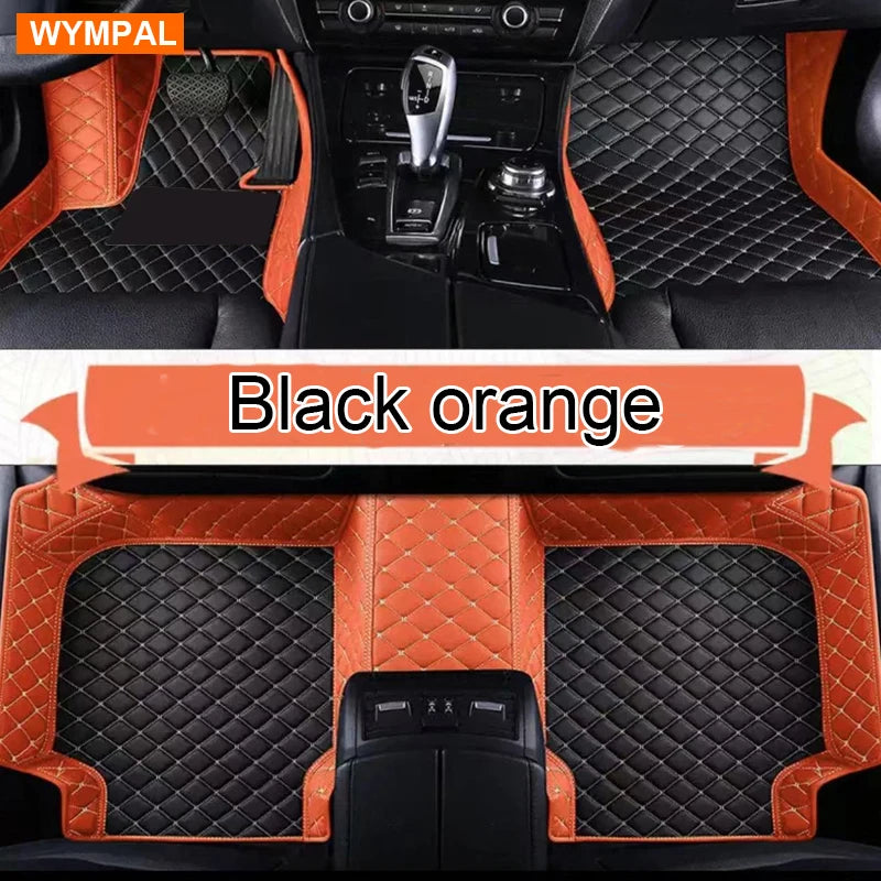 Car Floor Mats For Jeep Grand Cherokee WJ 1999 2000 2001 2002 2003 2004 Leather Mat Covers Floors Car Accessories Tapis Voiture