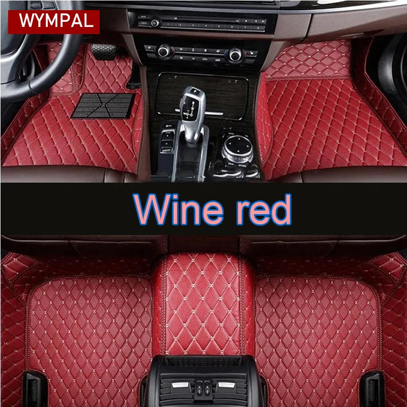 Car Floor Mats For Jeep Grand Cherokee WJ 1999 2000 2001 2002 2003 2004 Leather Mat Covers Floors Car Accessories Tapis Voiture